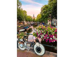 Puzzle Ravensburger Bicicleta en Amsterdam de 1000 Pzs