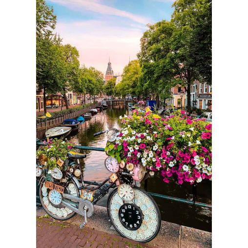 Puzzle Ravensburger Bicicleta en Amsterdam de 1000 Pzs