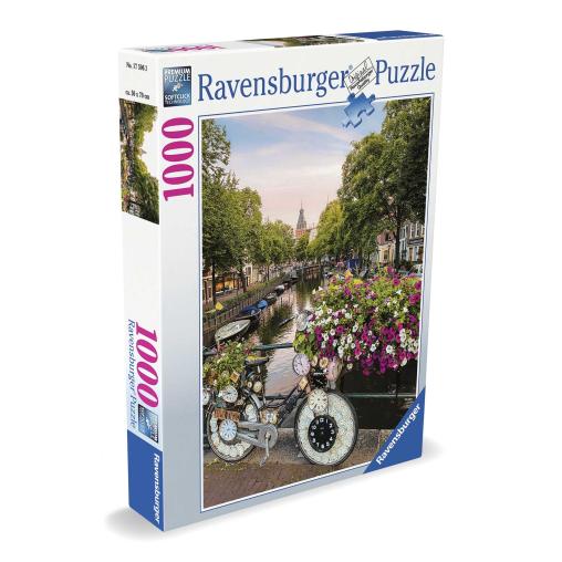 Puzzle Ravensburger Bicicleta en Amsterdam de 1000 Pzs