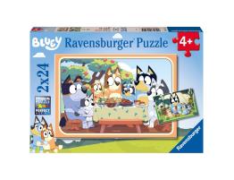 Puzzle Ravensburger Bluey de 2x24 Piezas