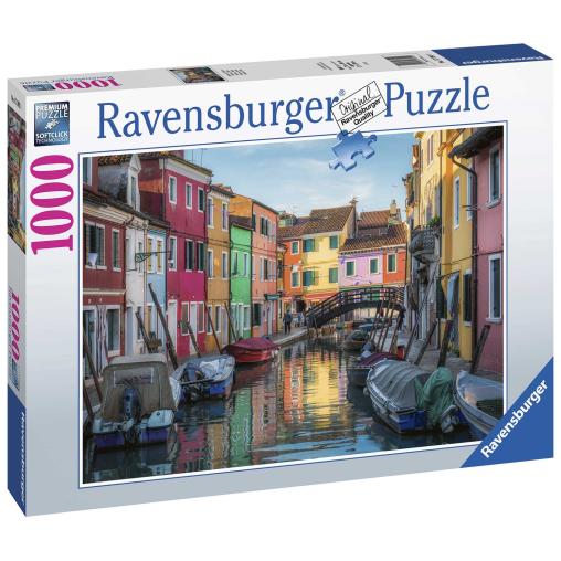 Puzzle Ravensburger Burano, Italia de 1000 Piezas