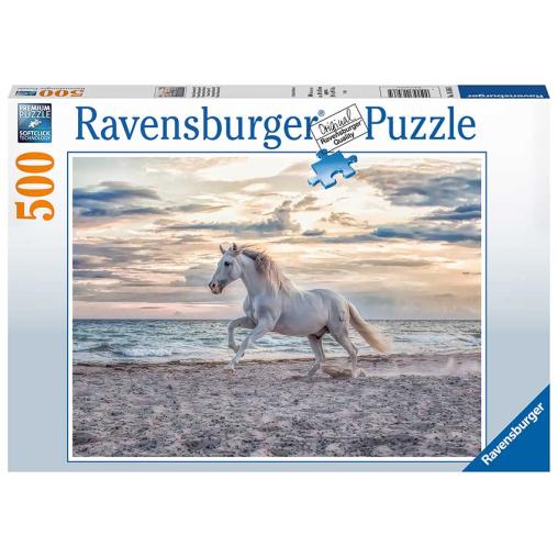 Puzzle Ravensburger Caballo Blanco de 500 Piezas