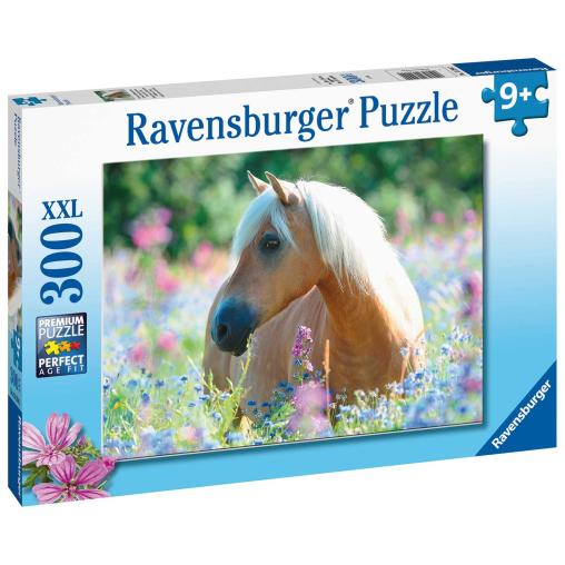 Puzzle Ravensburger Caballo Entre las Flores XXL 300 Pzs