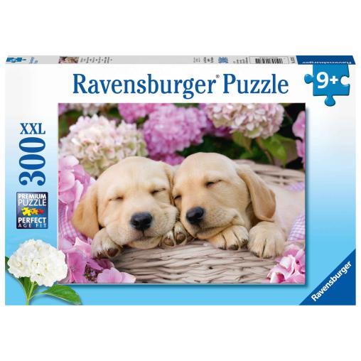 Puzzle Ravensburger Cachorritos Tiernos de 300 Piezas XXL