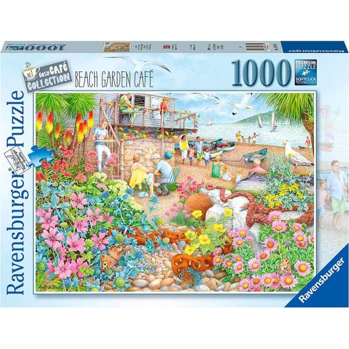 Puzzle Ravensburger Cafetería en la Playa de 1000 Piezas