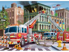 Puzzle Ravensburger Camión de Bomberos XXL de 100 Piezas