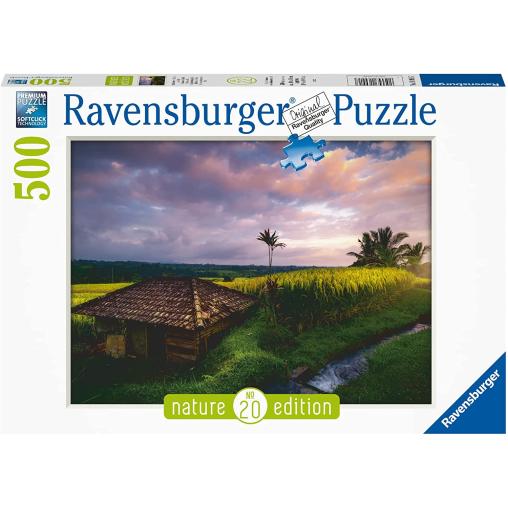 Puzzle Ravensburger Campos de Arroz en Bali de 500 Piezas