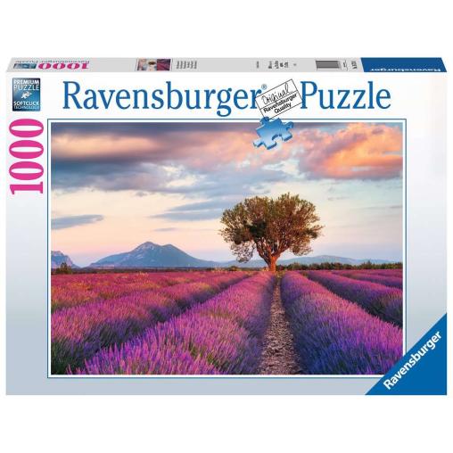 Puzzle Ravensburger Campos de Lavanda de 1000 Piezas