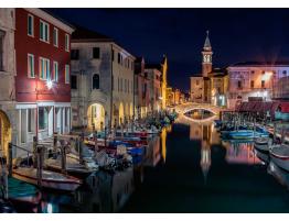 Puzzle Ravensburger Canales de Venecia de Noche de 1000 Piezas