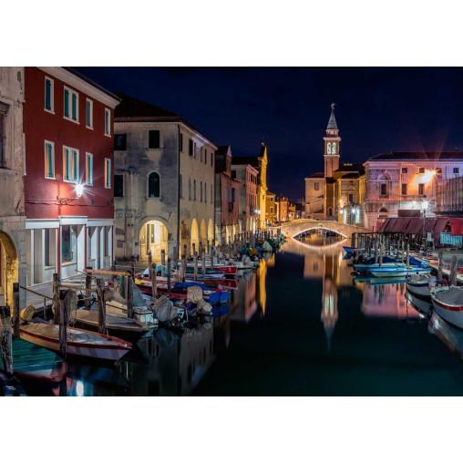 Puzzle Ravensburger Canales de Venecia de Noche de 1000 Piezas