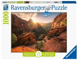 Puzzle Ravensburger Cañón Zion, Estados Unidos de 1000 Piezas