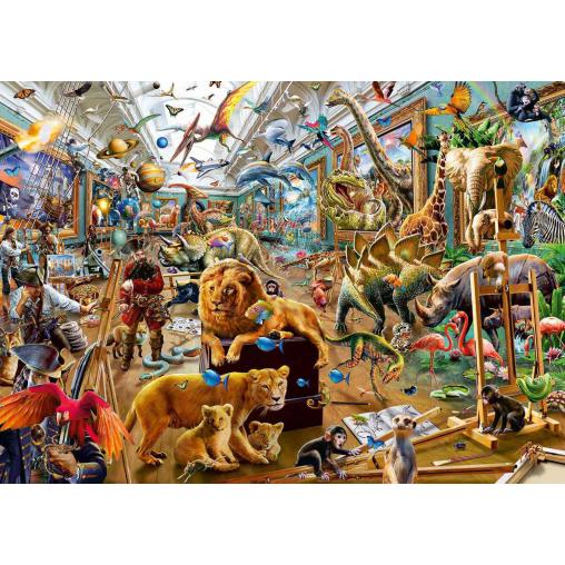 Puzzle Ravensburger Caos en la Galería de 1000 Piezas