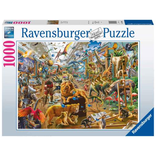 Puzzle Ravensburger Caos en la Galería de 1000 Piezas