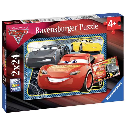 Puzzle Ravensburger Cars 3 de 2x24 Piezas