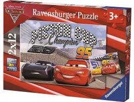 Puzzle Ravensburger Cars 3 de 2 x 12 Piezas