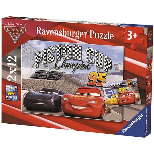 Puzzle Ravensburger Cars 3 de 2 x 12 Piezas