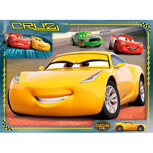 Puzzle Ravensburger Cars 3 Progresivo de 12+16+20+24 Piezas