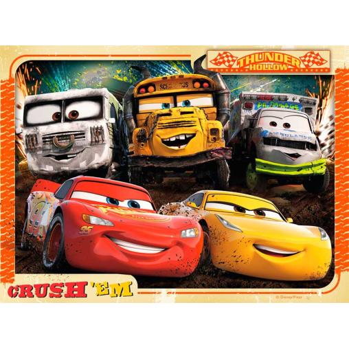 Puzzle Ravensburger Cars 3 Progresivo de 12+16+20+24 Piezas