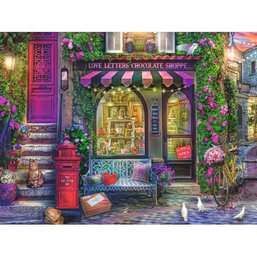 Puzzle Ravensburger Cartas de Amor y Chocolate de 1500 Piezas