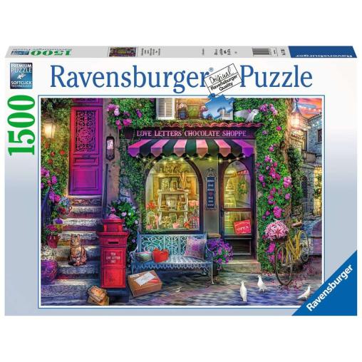 Puzzle Ravensburger Cartas de Amor y Chocolate de 1500 Piezas