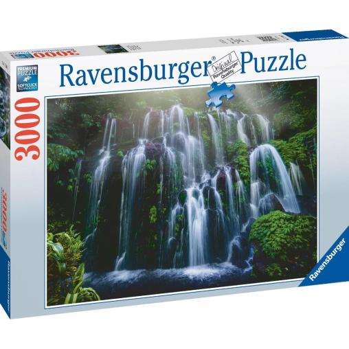 Puzzle Ravensburger Cascadas de Indonesia de 3000 Piezas