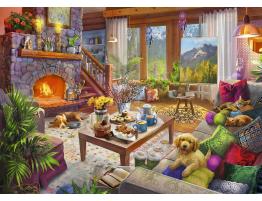 Puzzle Ravensburger Casita Acogedora de 1000 Piezas