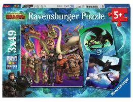 Puzzle Ravensburger CEATD3 El Mundo Oculto de 3x49 Piezas