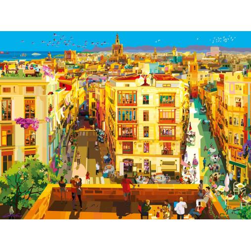 Puzzle Ravensburger Cena en Valencia de 1500 Piezas