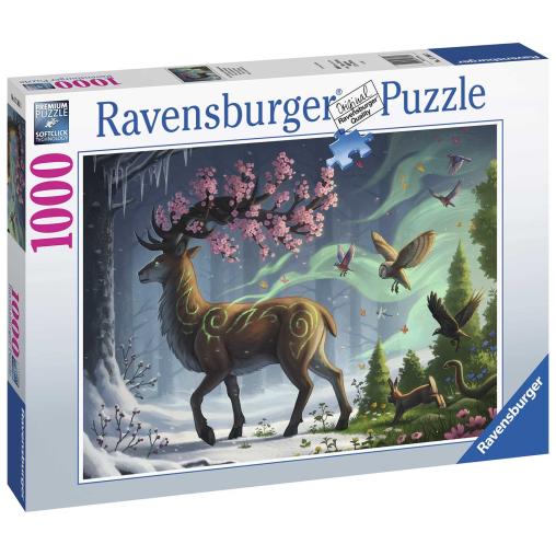 Puzzle Ravensburger Ciervo en Primavera de 1000 Piezas