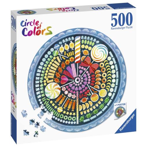 Puzzle Ravensburger Circular Caramelos de 500 Piezas