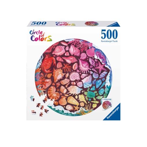 Puzzle Ravensburger Circular Conchas de 500 Piezas