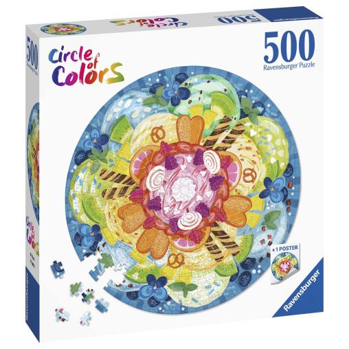 Puzzle Ravensburger Circular Copa de Helado de 500 Piezas