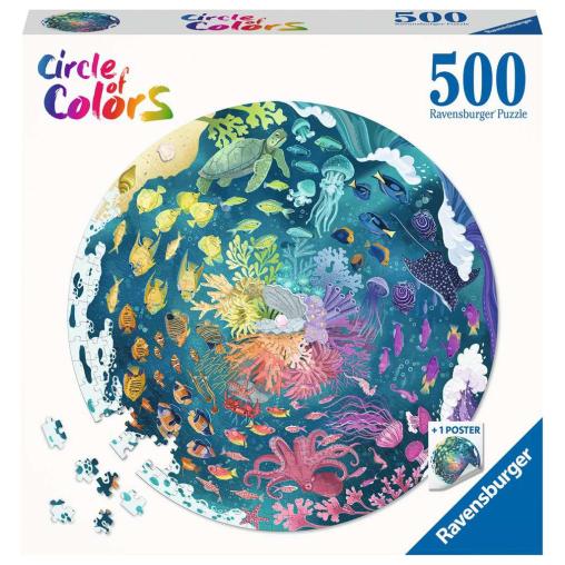 Puzzle Ravensburger Circular Océano de 500 Piezas