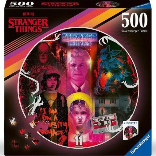 Puzzle Ravensburger Circular Stranger Things de 500 Piezas