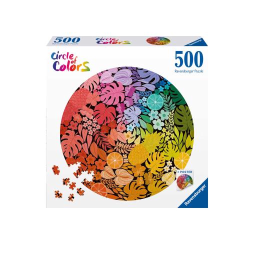 Puzzle Ravensburger Circular Tropical de 500 Piezas