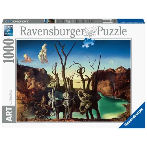 Puzzle Ravensburger Cisnes Que Se Reflejan Como Elefantes 1000