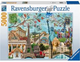 Puzzle Ravensburger Collage de la Gran Ciudad de 5000 Pzs