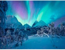 Puzzle Ravensburger Cuando bailan las Auroras Boreales de 1500 P