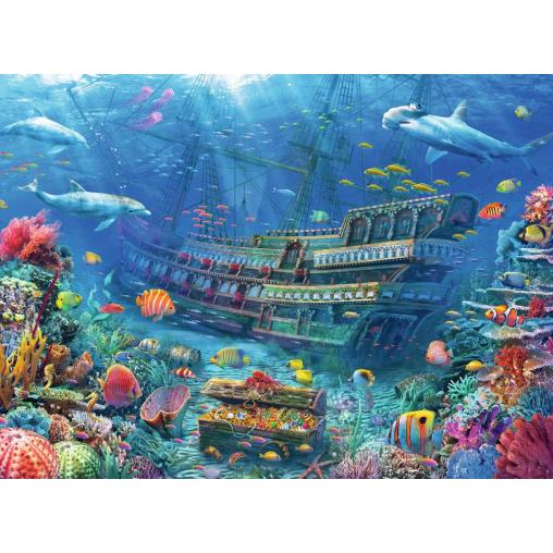 Puzzle Ravensburger Descubrimiento Submarino XXL de 200 Piezas