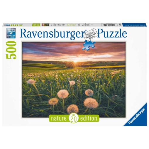 Puzzle Ravensburger Dientes de León al Atardecer de 500 Pzs