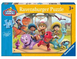 Puzzle Ravensburger Dino Ranch de 35 Piezas