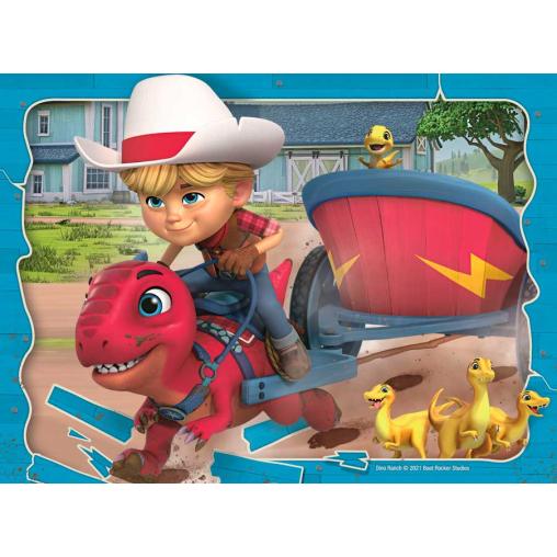 Puzzle Ravensburger Dino Ranch Progresivo de 12+16+20+24 Piezas