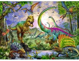 Puzzle Ravensburger Dinosaurios, el Reino de los Gigantes XXL d