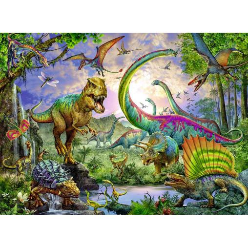 Puzzle Ravensburger Dinosaurios, el Reino de los Gigantes XXL d