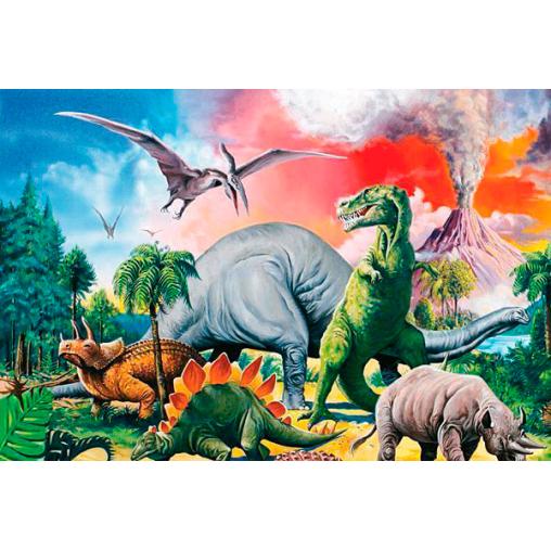 Puzzle Ravensburger Dinosaurios XXL de 100 Piezas