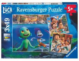 Puzzle Ravensburger Disney Luca de 3x49 Piezas