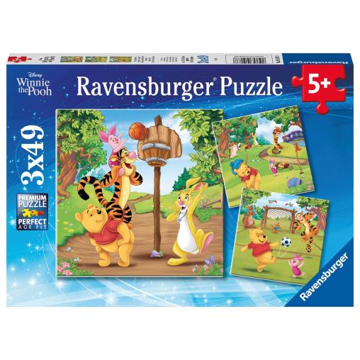 Puzzle Ravensburger Disney Winnie The Pooh de 3x49 Piezas