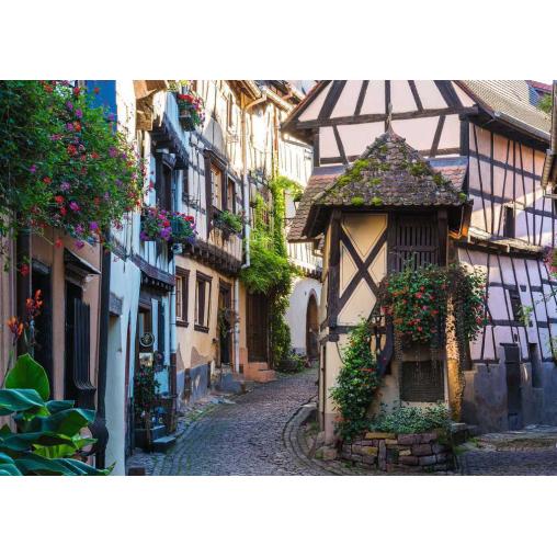 Puzzle Ravensburger Eguisheim en Alsacia, Francia de 1000 Pieza