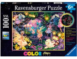 Puzzle Ravensburger El Bosque de Hadas Fosforescente XXL 100 Pz