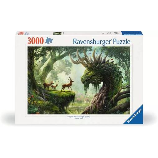 Puzzle Ravensburger El Dragón del Bosque Despierta de 3000 Pzs